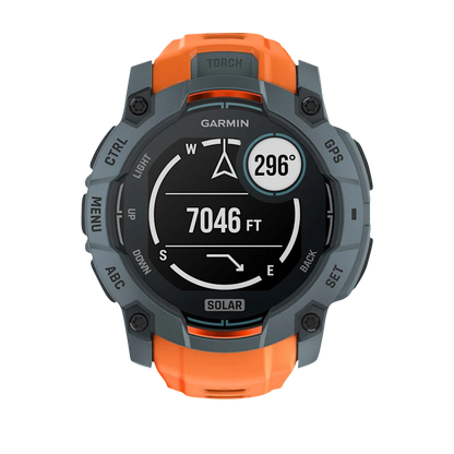 Garmin Instinct 3 Solar, (50mm) Twilight with Solstice Band (010-02935-01)