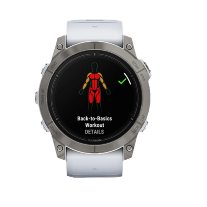 Garmin Epix Pro (Gen 2), edición zafiro de 51 mm, titanio con correa de piedra blanca (010-02804-10)