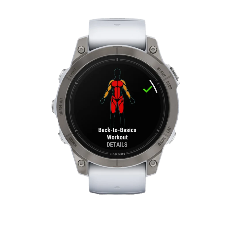 Garmin Epix Pro (Gen 2), 47 mm Sapphire Edition Titanium with Whitestone Band (010-02803-20)