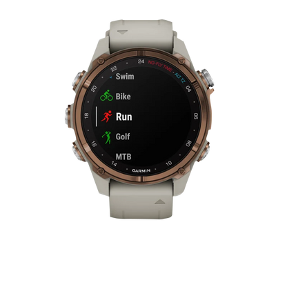 Garmin Descent Mk3i, 43 mm Bronze PVD Titanium with French Gray Silicone Band (010-02753-13)
