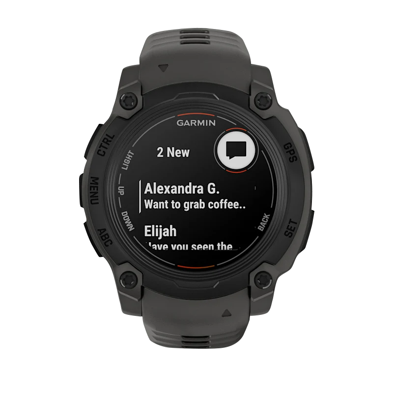 Garmin Instinct E, (40mm) Black with Charcoal Band (010-02932-00)