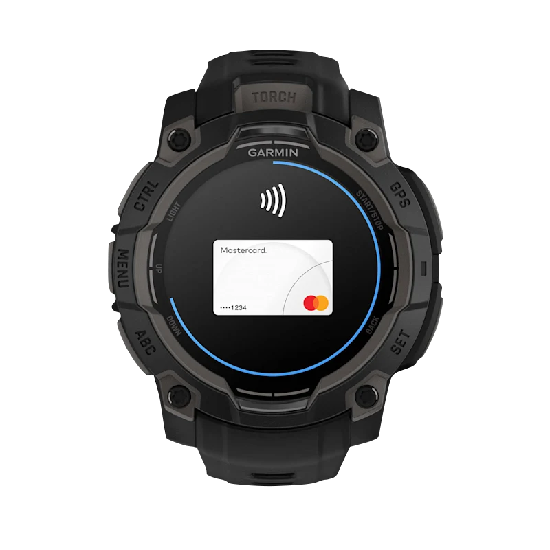 Garmin Instinct 3 AMOLED, (45mm) Black with Black Band (010-02936-00)