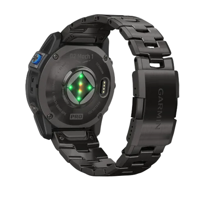 Garmin D2 Mach 1 Pro, reloj inteligente Aviator de 51 mm con pulsera de titanio ventilada (010-02804-80)