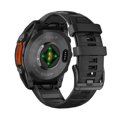 Garmin Fenix 8, 47 mm AMOLED, Slate Gray with Black Silicone Band (010-02904-00)