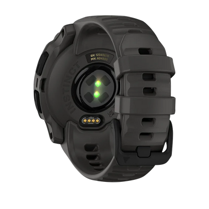 Garmin Instinct E, (40mm) Black with Charcoal Band (010-02932-00)