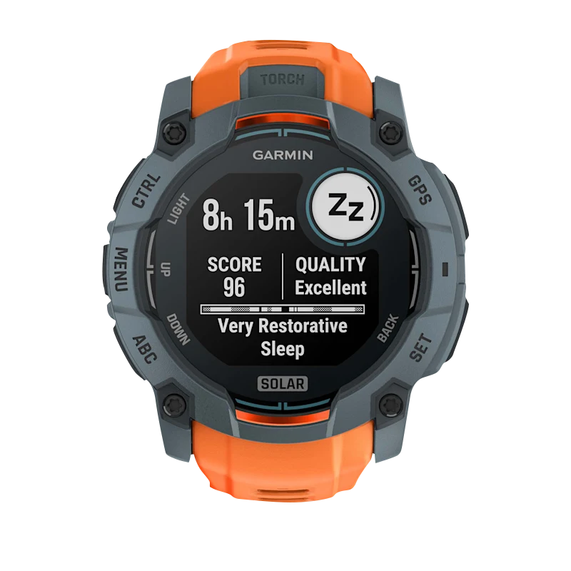 Garmin Instinct 3 Solar, (50mm) Twilight with Solstice Band (010-02935-01)