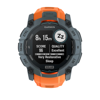 Garmin Instinct 3 Solar, (50mm) Twilight with Solstice Band (010-02935-01)