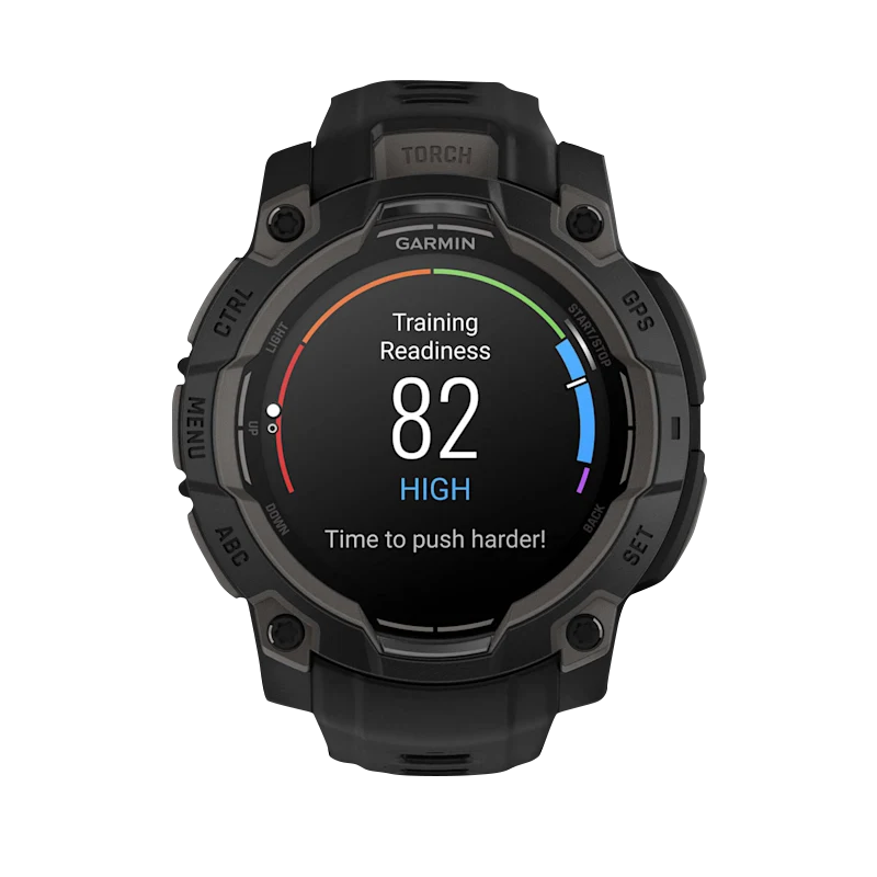 Garmin Instinct 3 AMOLED, (45mm) Black with Black Band (010-02936-00)