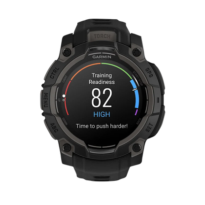 Garmin Instinct 3 AMOLED, (45mm) Black with Black Band (010-02936-00)