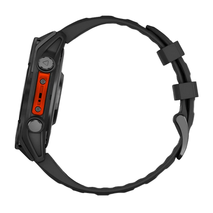 Garmin Fenix 8, 47 mm AMOLED, Slate Gray with Black Silicone Band (010-02904-00)