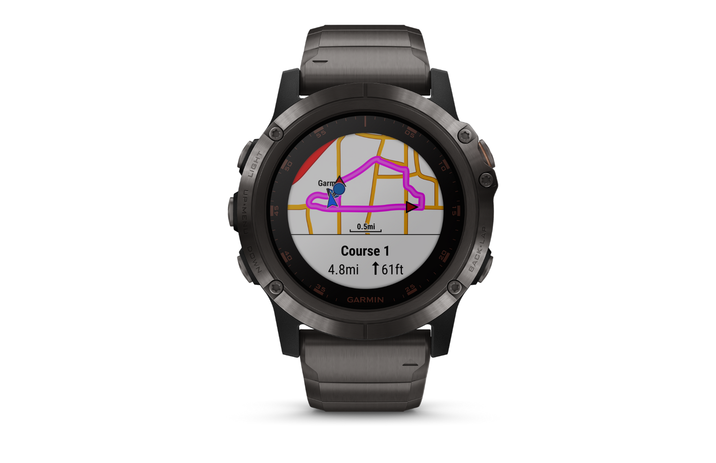 Garmin Fenix 5X Plus Sapphire Carbon Gray Titanium (010-01989-04)