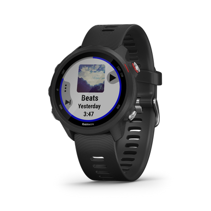 Garmin Forerunner 245 Music, Black, Premium Fitness GPS Smartwatch for Runners (Garmin Certified Refurbished)