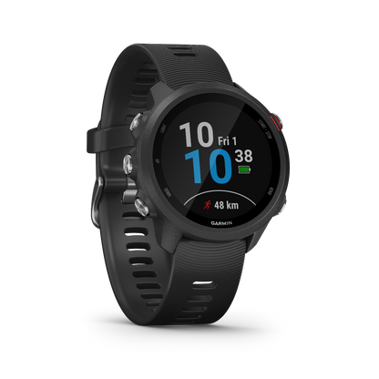 Garmin Forerunner 245 Music, Black, Premium Fitness GPS Smartwatch for Runners (Garmin Certified Refurbished)