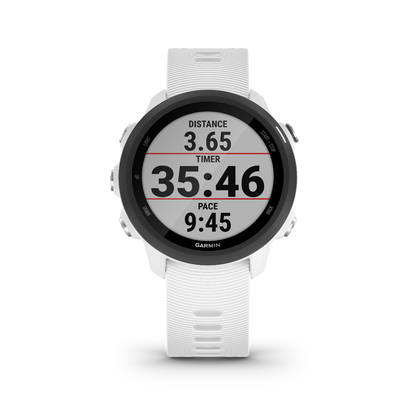 Garmin Forerunner 245 Music, White, Premium Fitness GPS Smartwatch for Runners (010-02120-21)