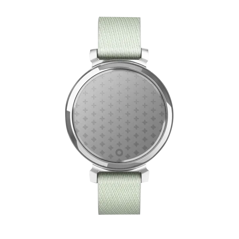 Garmin Lily 2 Classic, Silver with Sage Gray Nylon Band (010-02839-15)