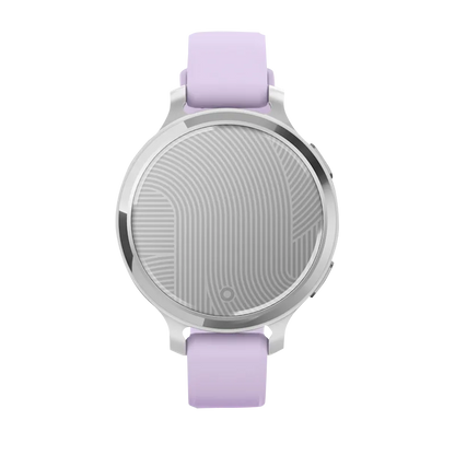 Garmin Lily 2 Active, Silver with Purple Jasmine Silicone Band (010-02891-01)