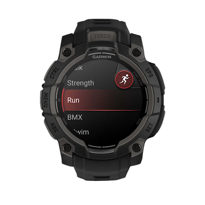 Garmin Instinct 3 AMOLED, (45mm) Black with Black Band (010-02936-00)