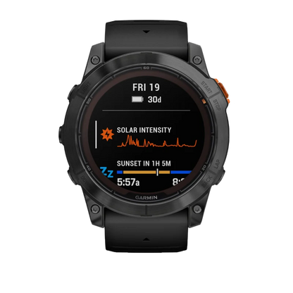 Garmin Fenix 7X Pro Solar, Slate Gray with Black Band (010-02778-00)