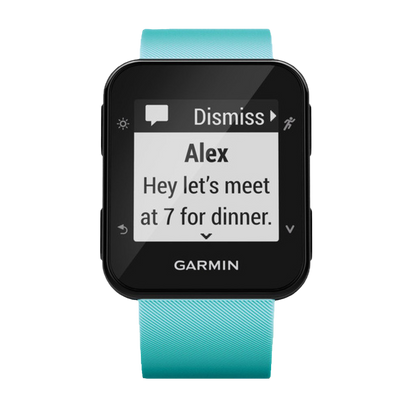 Garmin Forerunner 35, Frost Blue, Fitness GPS Smartwatch for Runners (Garmin Certified Refurbished)