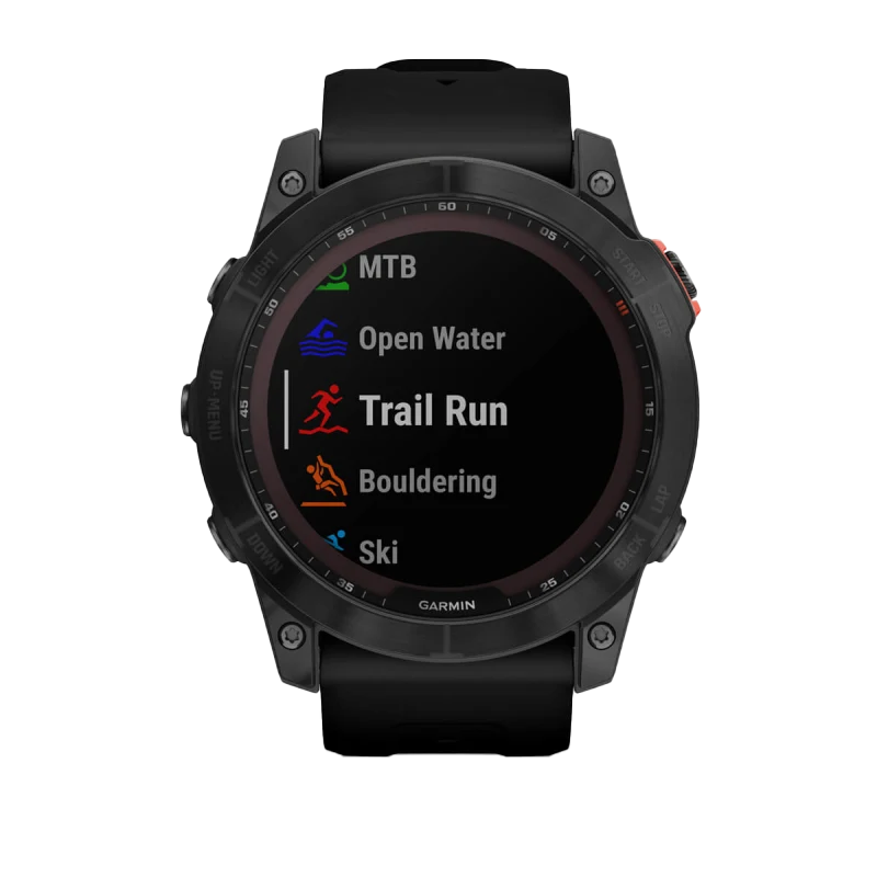 Garmin Fenix 7X Solar, Slate Grey with Black Band (Garmin Certified Refurbished)