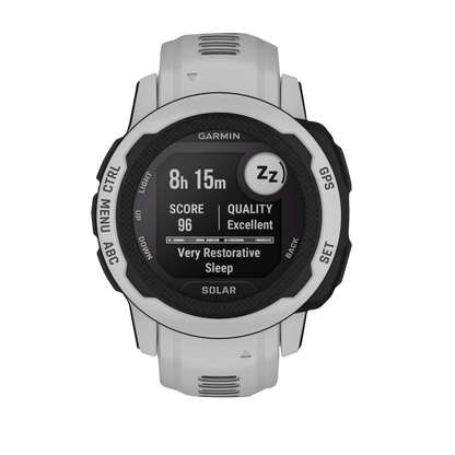 Garmin Instinct 2S Solar, Mist Gray (Garmin Certified Refurbished)