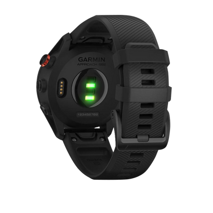 Garmin Approach S62 con bisel de cerámica negro y correa de silicona negra (reacondicionado certificado por Garmin)