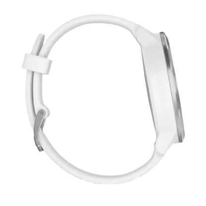 Garmin Vivoactive 3, White with Stainless Steel (Garmin Certified Refurbished)