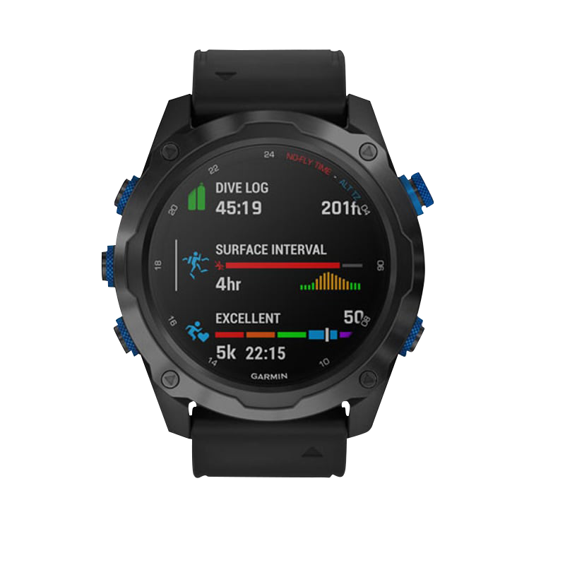 Garmin Descent Mk2i Titanium Carbon Gray DLC with Black Band (Garmin Certified Refurbished)