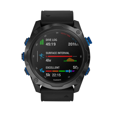 Garmin Descent Mk2i Titanium Carbon Gray DLC with Black Band (Garmin Certified Refurbished)