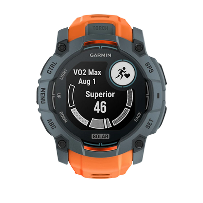 Garmin Instinct 3 Solar, (50mm) Twilight with Solstice Band (010-02935-01)
