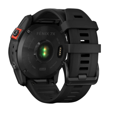 Garmin Fenix 7X Solar, Slate Grey with Black Band (Garmin Certified Refurbished)