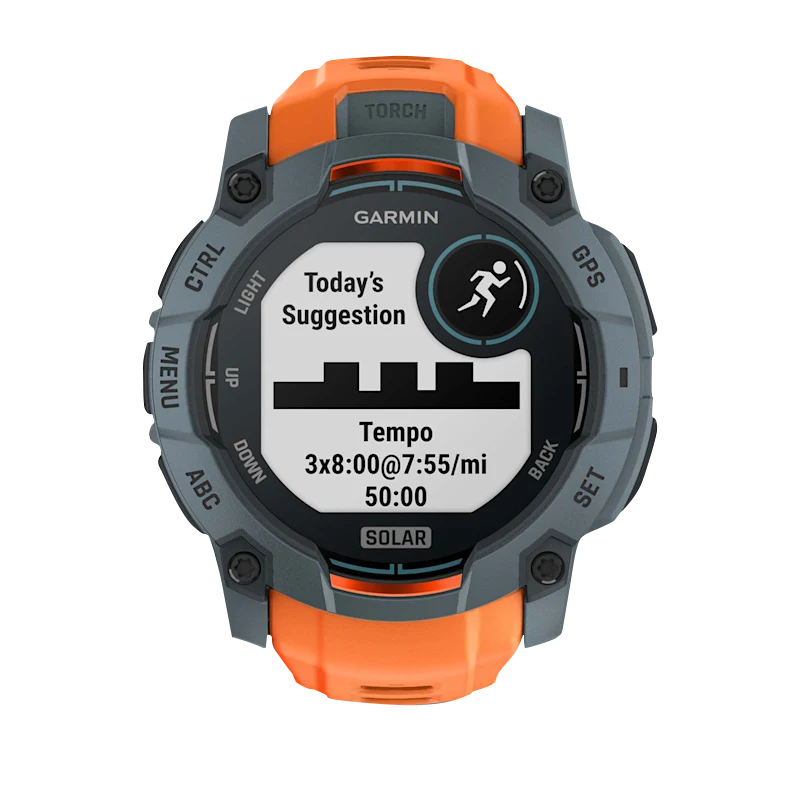 Garmin Instinct 3 Solar, (50mm) Twilight with Solstice Band (010-02935-01)