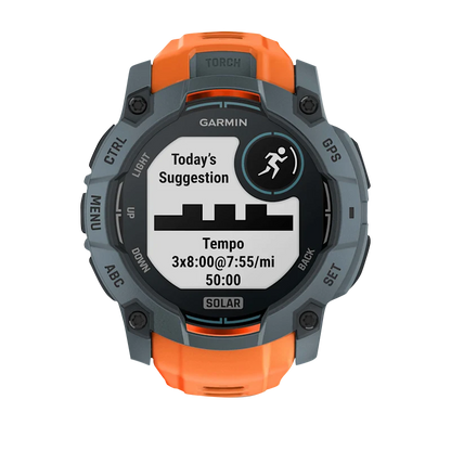 Garmin Instinct 3 Solar, (50mm) Twilight with Solstice Band (010-02935-01)