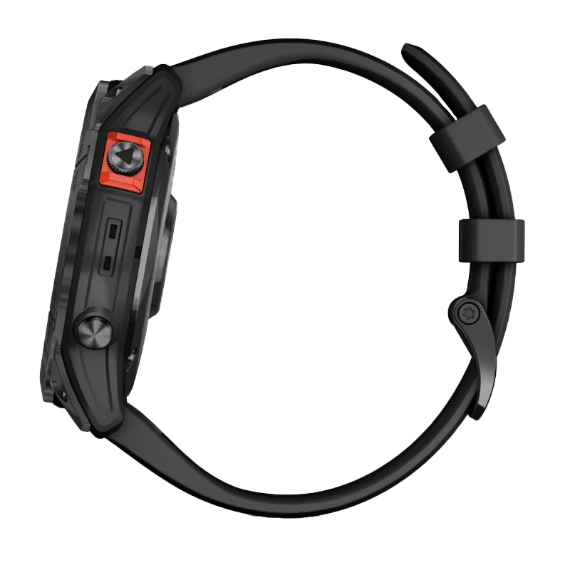 Garmin Fenix 7X Solar, Slate Grey with Black Band (Garmin Certified Refurbished)