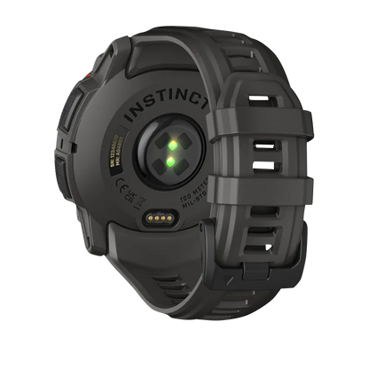 Garmin Instinct 3 Solar, (50mm) Black with Charcoal Band (010-02935-00)
