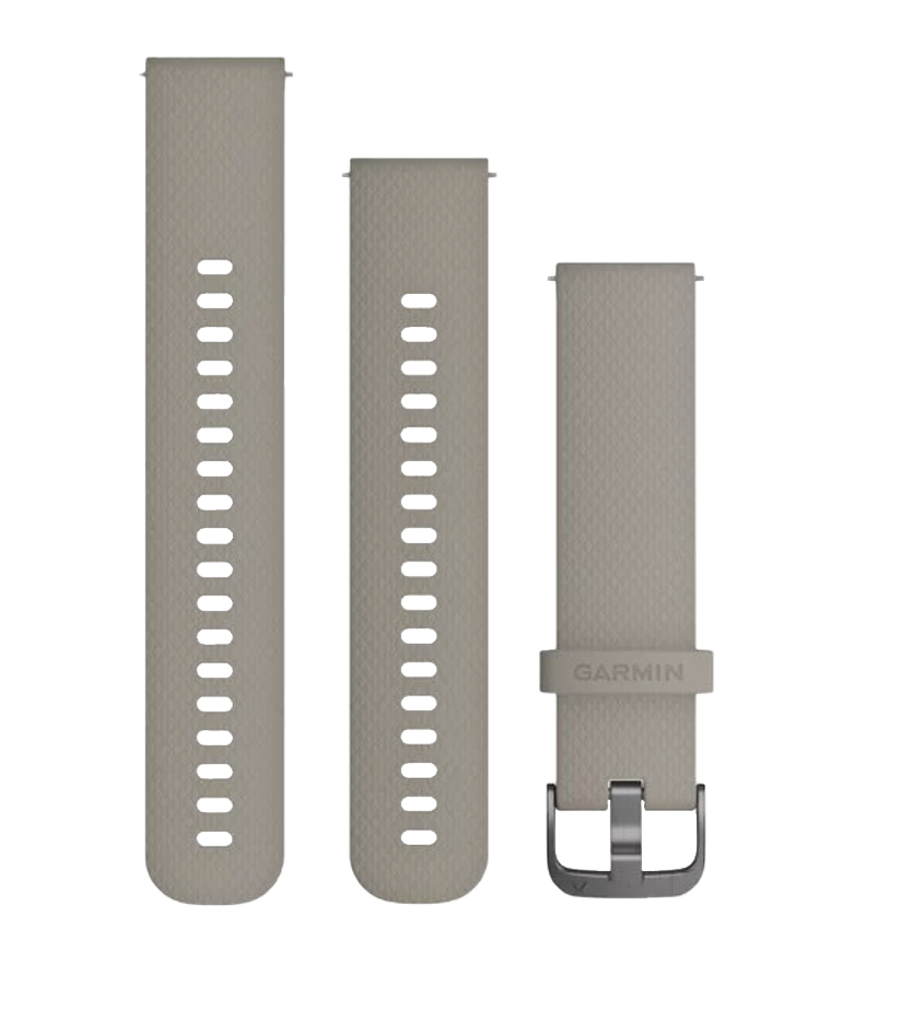 Garmin Quick Release Bands (20 mm) Sandstone with Slate Hardware (010-12691-09)