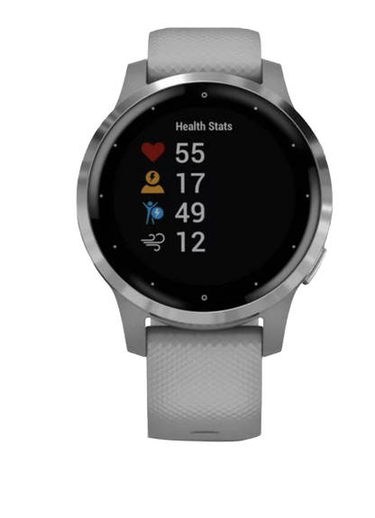 Garmin Vivoactive 4S - Silver with Gray Band (010-02172-01) by Garmin
