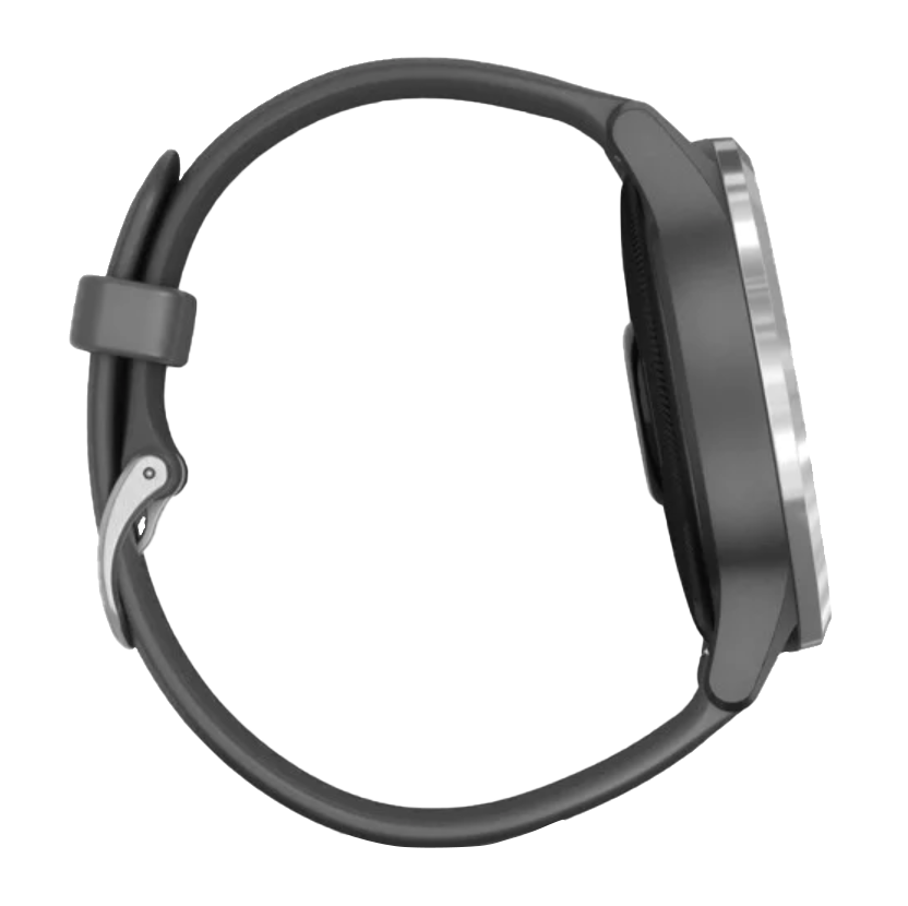 Garmin Vivoactive 4 - Silver with Shadow Gray Band (010-02174-01)