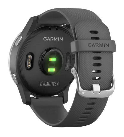 Garmin Vivoactive 4 - Silver with Shadow Gray Band (010-02174-01)