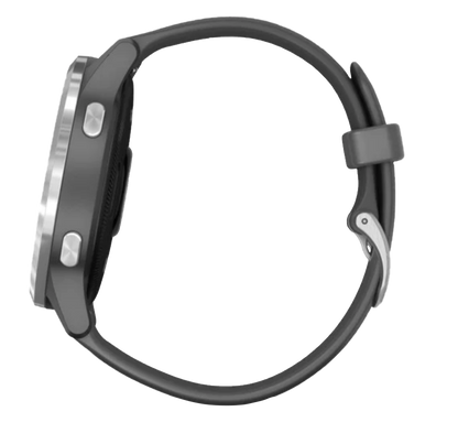 Garmin Vivoactive 4 - Silver with Shadow Gray Band (010-02174-01)