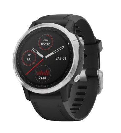 Garmin Fenix 6S Silver With Black Band (010-02159-01) by Garmin