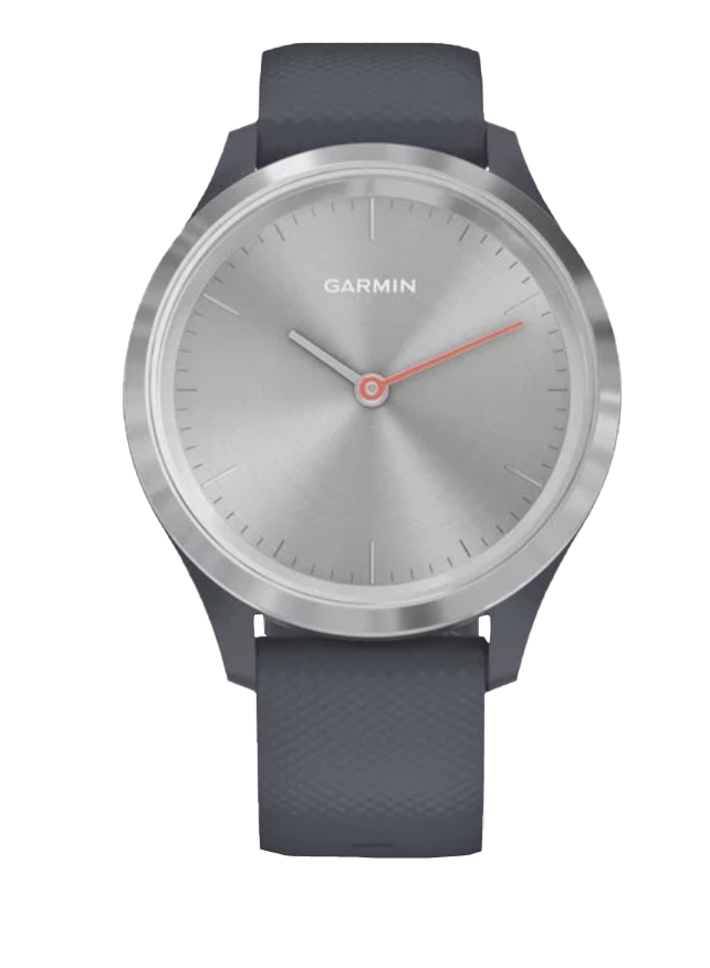 Garmin Vívomove 3S - Silver with Granite Blue Band (010-02238-00)