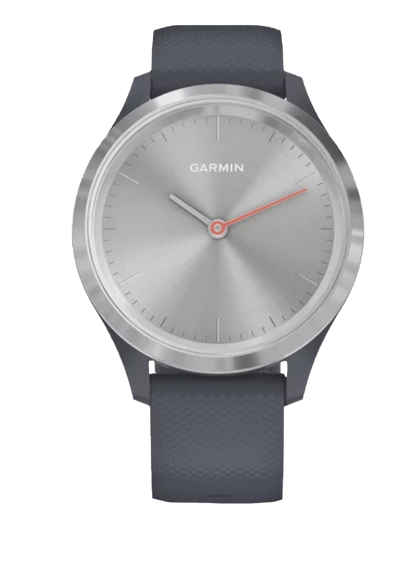 Garmin Vívomove 3S - Silver with Granite Blue Band (010-02238-00)