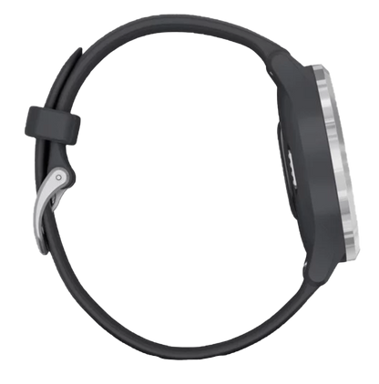 Garmin Vívomove 3S - Silver with Granite Blue Band (010-02238-00)