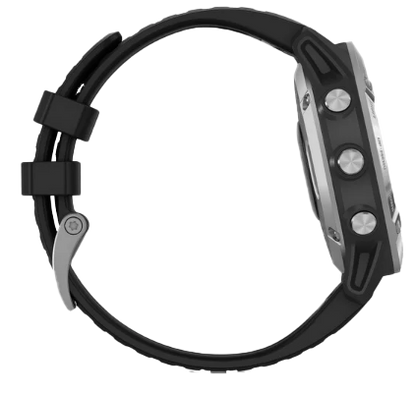 Garmin Fenix 6, Gray Bezel with Black Band, GPS Smartwatch (Garmin Certified Refurbished)