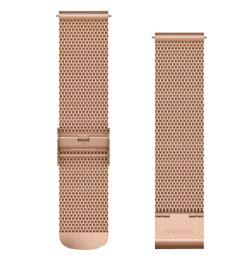 Garmin Quick Release Bands (20 mm) 18K Rose Gold PVD Milanese (010-12924-24) by Garmin