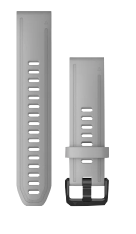 Garmin Quickfit 20 Watch Band Powder Gray Silicone (010-12866-00) by Garmin