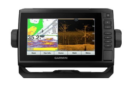 Garmin ECHOMAP 73cv UHD With U.S. LakeVU g3 And GT24HD-TM Transducer (010-02334-01) by Garmin