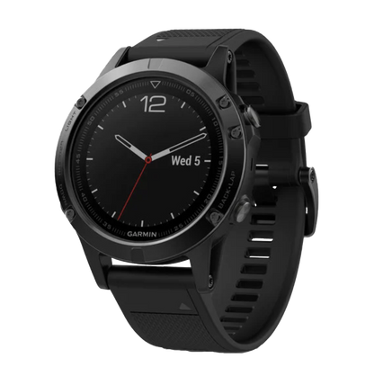 Garmin Fenix 5 Black Sapphire with Black Band (010-01688-10)