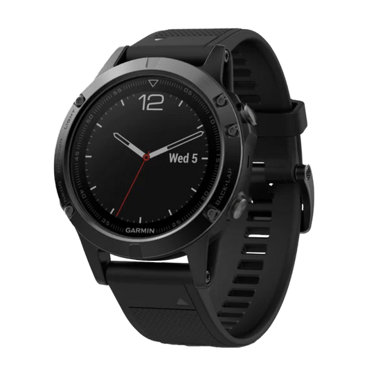 Garmin Fenix 5 Black Sapphire with Black Band (010-01688-10) by Garmin